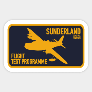 Short Sunderland Sticker